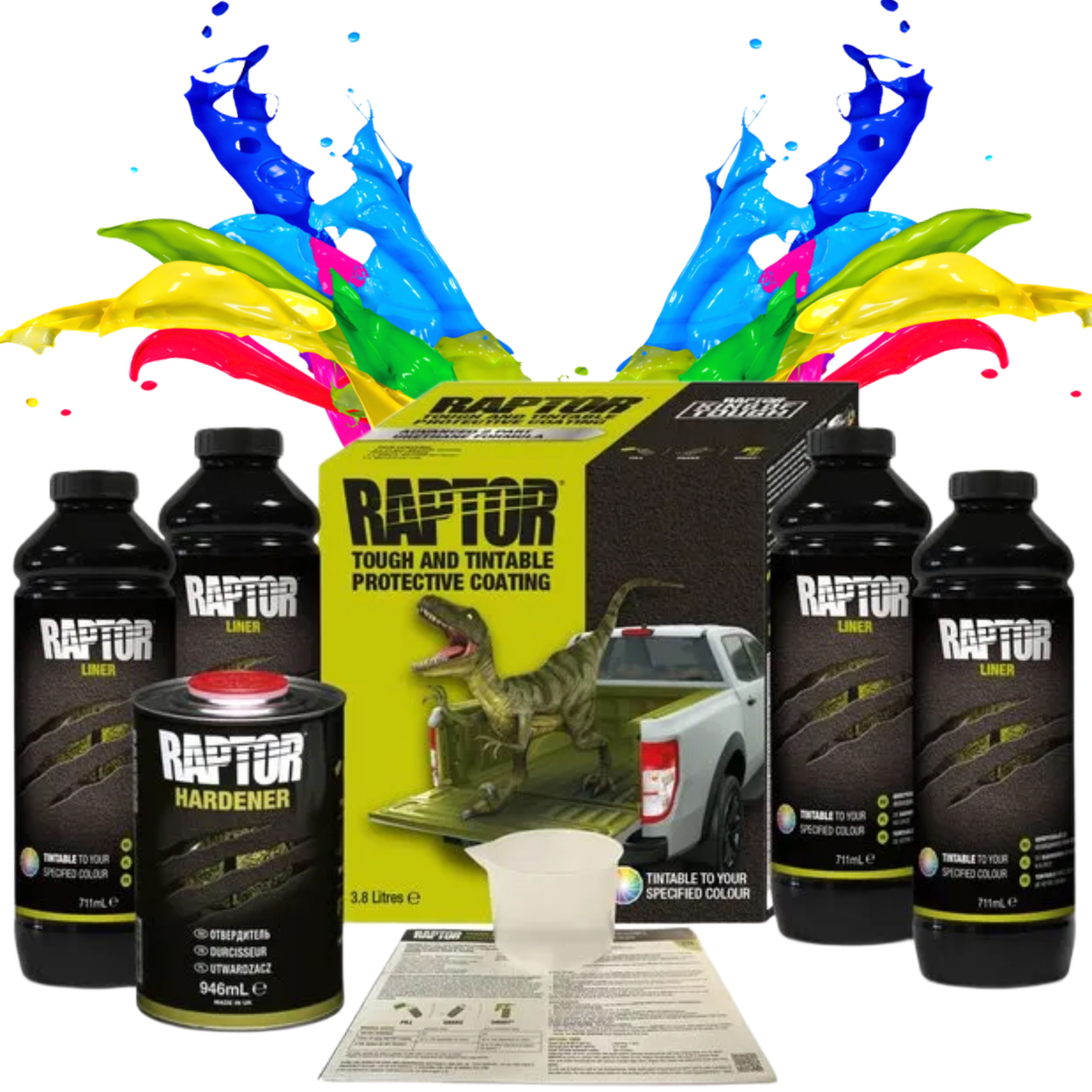 RAPTOR Kit 4 L Flasche farblich