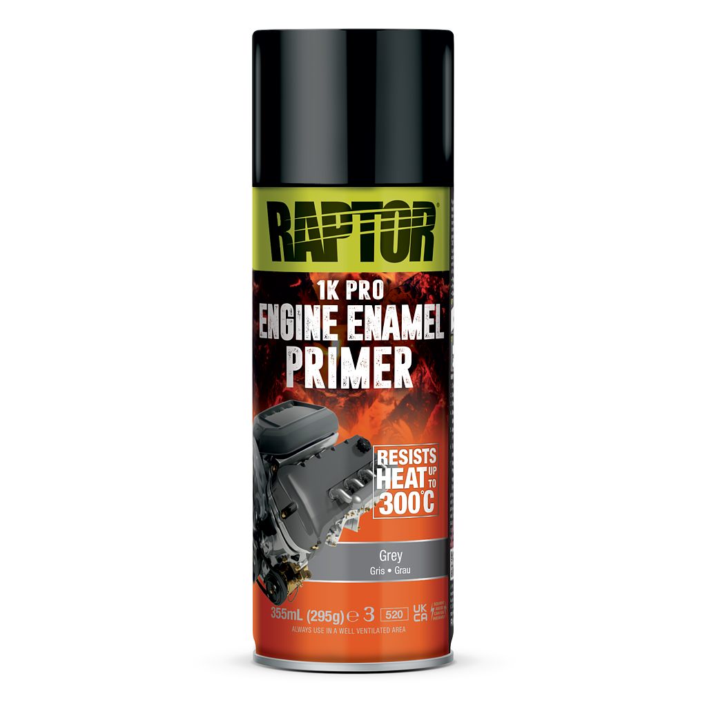 RAPTOR Hitzebeständiger Lack 300°C  "Primer grey" Spraydose  400 ml
