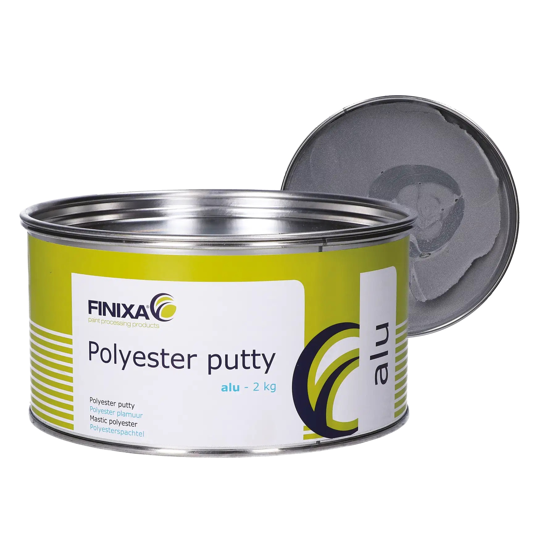Finixa Polyester Spachtel 2,0 kg + Härter -alu (Metallspachtel)