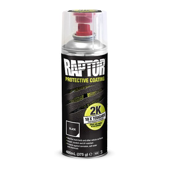 RAPTOR 2K Spray schwarz 400ml