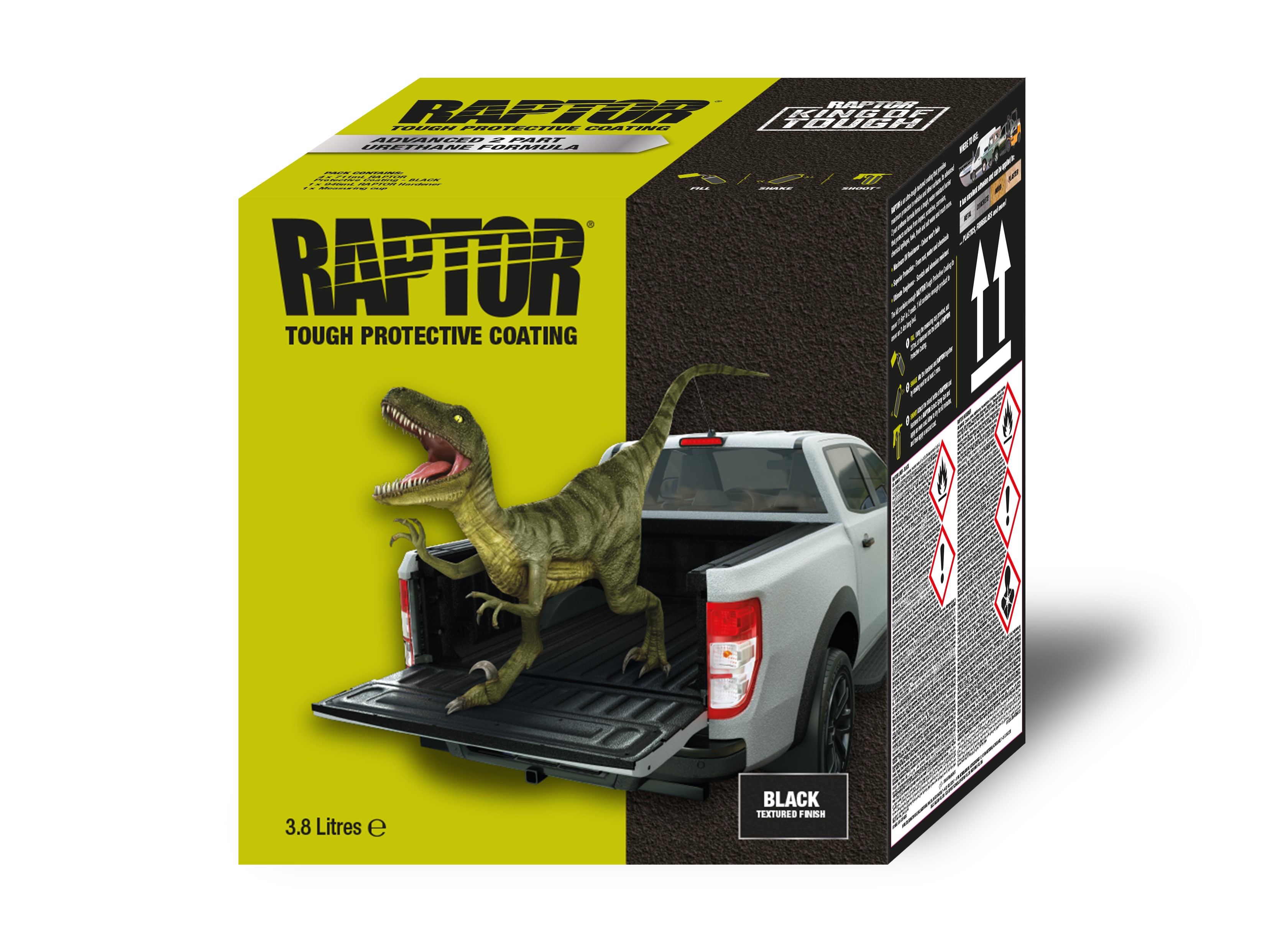 RAPTOR Kit schwarz 4L Flaschen