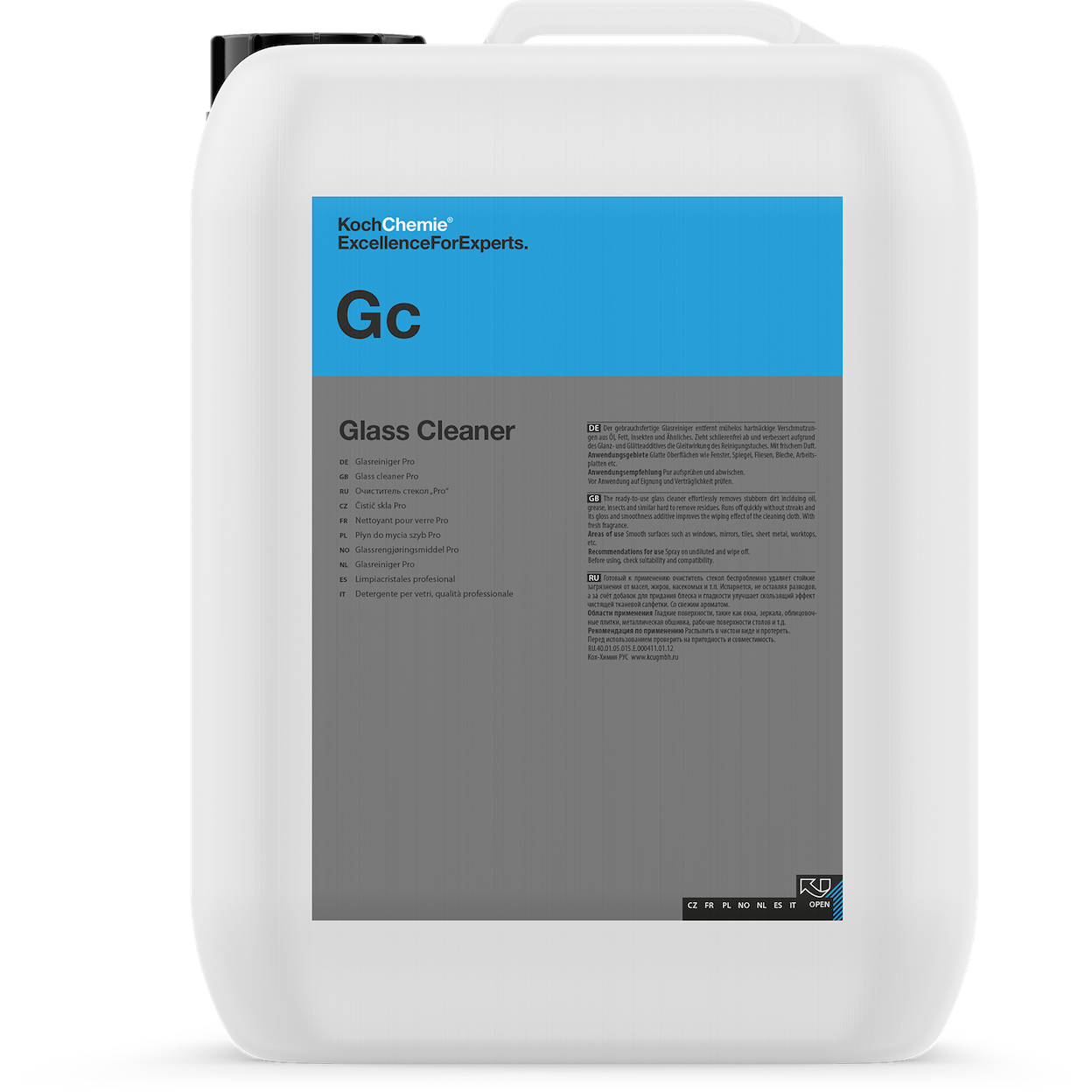 Gc Glass Cleaner 10L