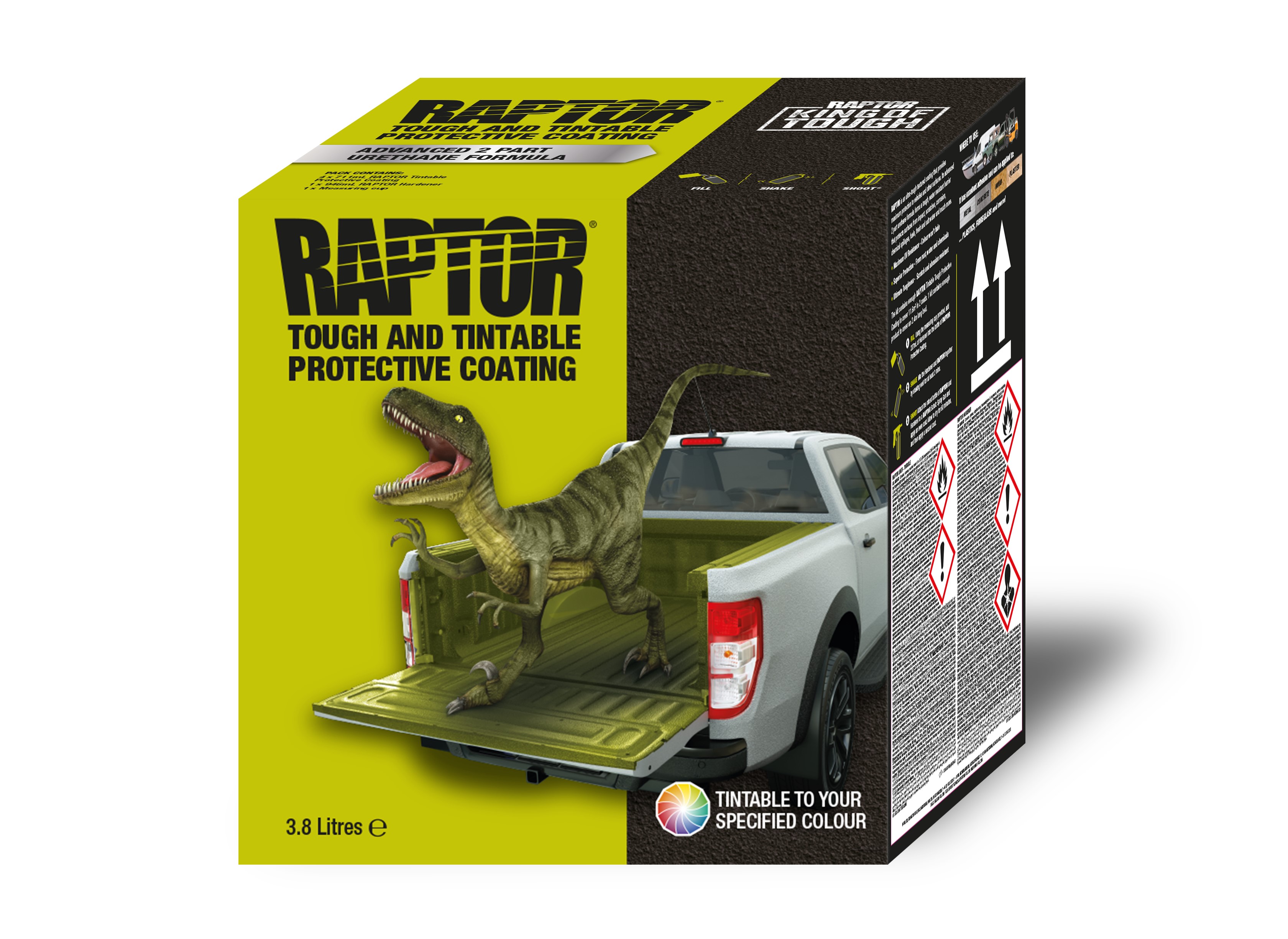 RAPTOR Kit tönbar 4L Flaschen
