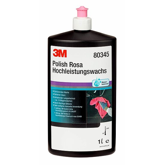 3M 80345 Polish Rosa Hochleistungswachs