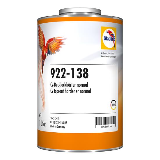 922-138  2K CV-Decklackhärter normal 1,0 l